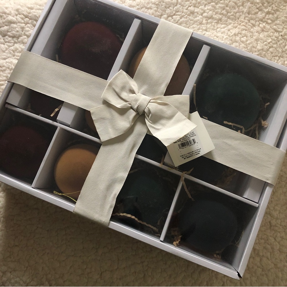 NIB Set 11 Velvet Christmas Ornaments Multi-Color Threshold Target Studio McGee - Picture 6 of 9